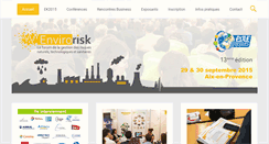 Desktop Screenshot of forum-envirorisk.com